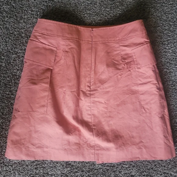 NWOT Banana Republic Factory wrap mini skirt in pink amaretti size 6 - Picture 6 of 6